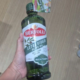 Bertolli ExtraVirginOliveOil 500 ml. น้ำมันมะกอก ฝาเขียวเข้ม
