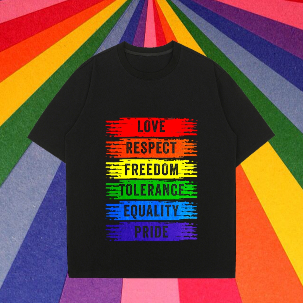 เสื้อยืดพาเหรด Bangkok Pride Festival 2026 LOVE WINS LGBTQ+/Month Pride เหมาะ Gay Lesbian Bisexual Transgender/T-shirt
