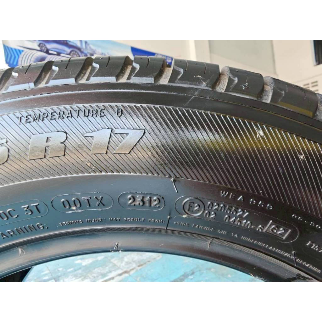 ยางเปอร์เซ็นต์ ยางมือสอง  Michelin ขนาด 225 65 R17 ปี12 ราคา 212 บาท