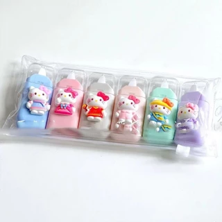 เทปลบคําผิด【6 ชิ้น】 ลิควิดแบบแห้ง อุปกรณ์การเรียน ลายการ์ตูนน่ารัก พร้อมส่ง