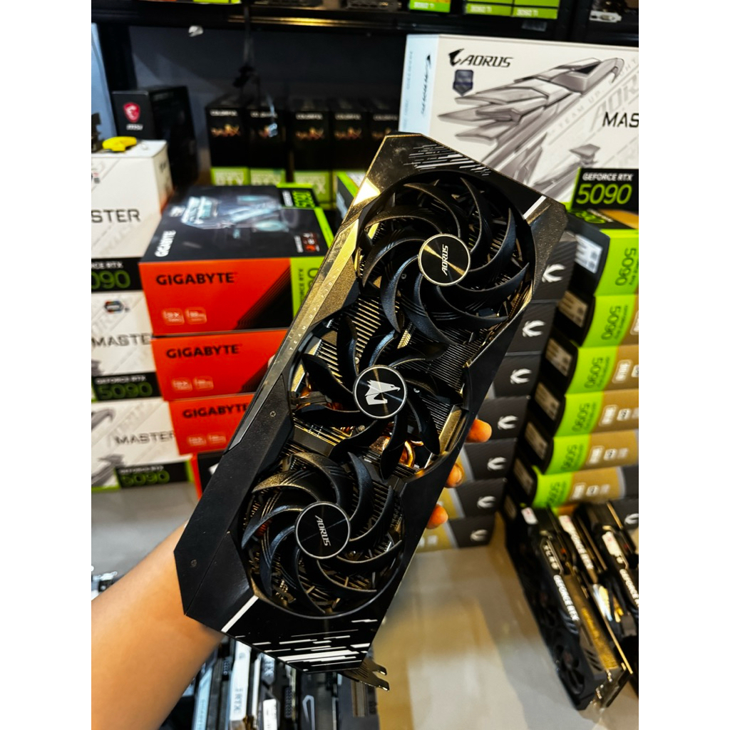 (การ์ดจอ) VGA RTX3080 Aorus MASTER 10G - 10GB GDDR6X