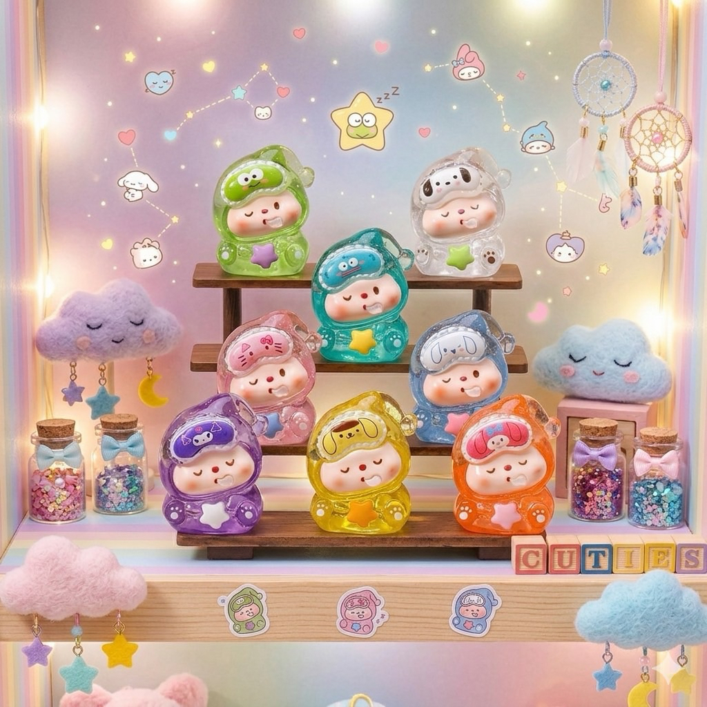 ตุ๊กตาเรซิ่น shinny sleep มีให้เลือก 8 สี