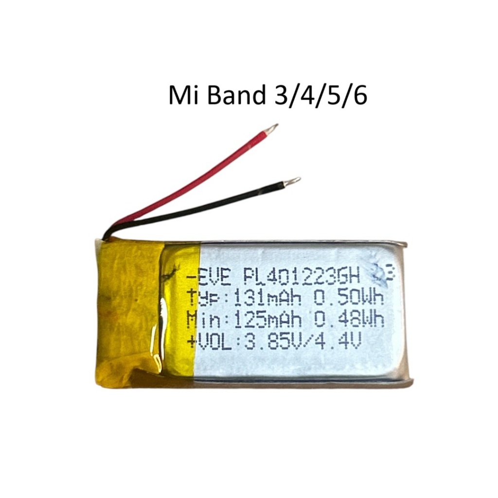 PL401223GH เปลี่ยนแบตเตอรี่สําหรับ Mi Band 2 3 4 5 6 นาฬิการอัจฉริยะ