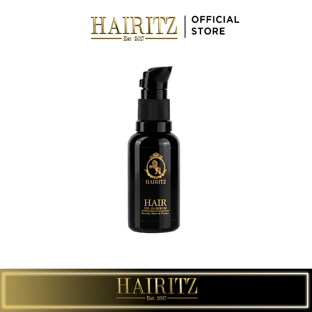 Hairitz oil-in serum เซรั่มออยล์บำรุงผม ลดผมชี้ฟู Hair Oil Serum 30 ml.