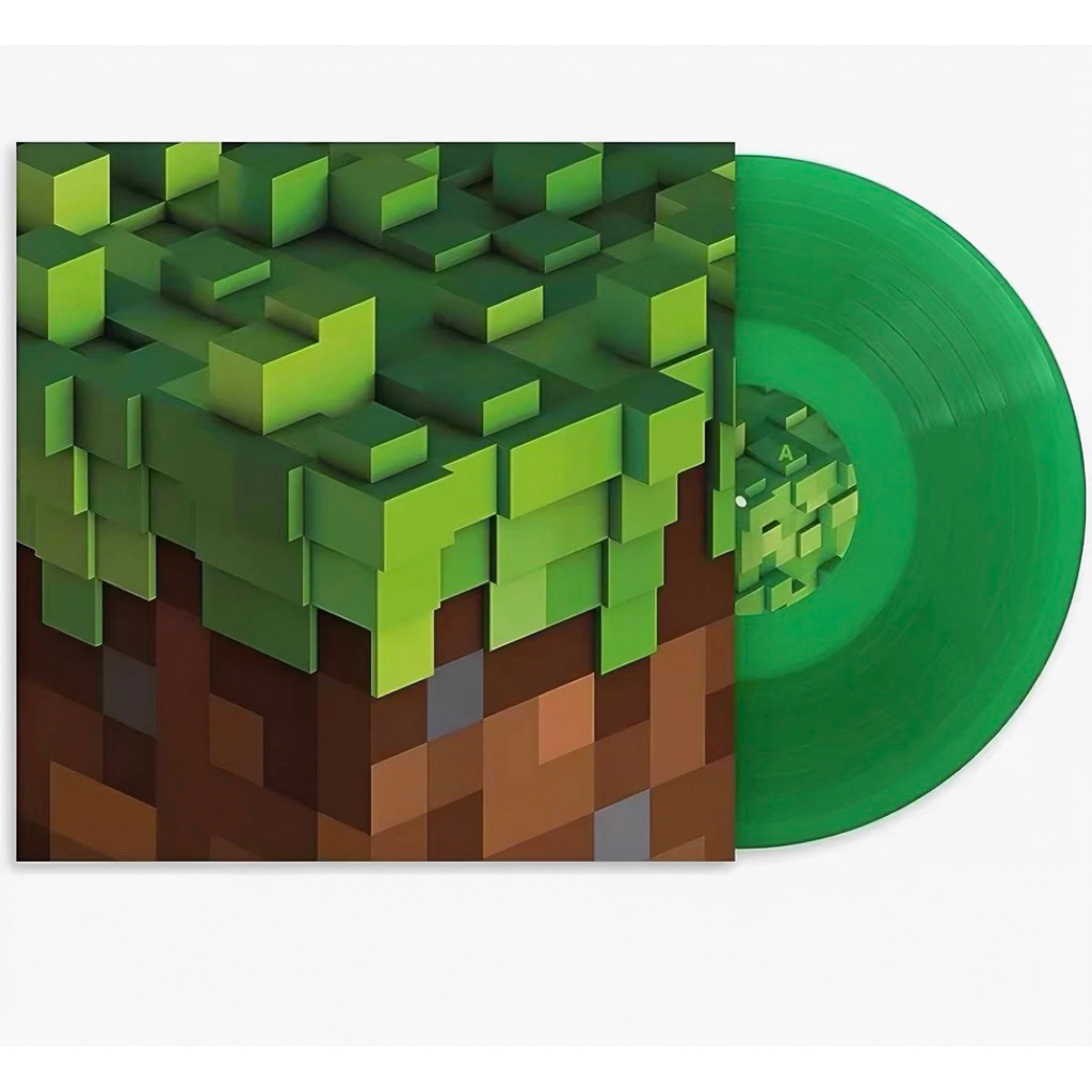 พร้อมส่ง「Minecraft - Volume Alpha/C418」 1LPสีเขียว/แผ่นเสียงไวนิลใหม่เอี่ยม
