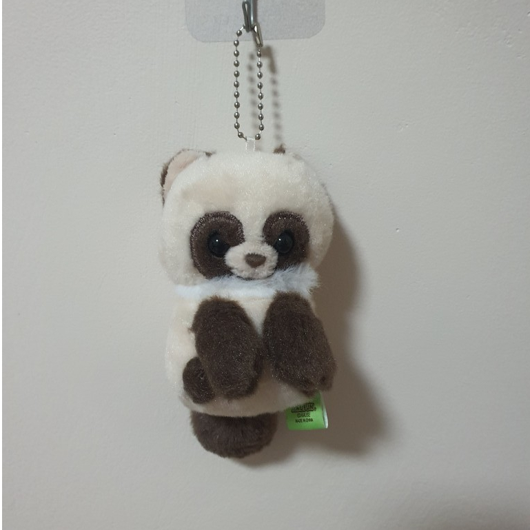 [พร้อมส่ง] Amuse // Amufun //  🦝 พวงกุญแจตุ๊กตาทานูกิ (Tanuki) สีครีม-น้ำตาล 🦝 // ขนาด 10 cm.
