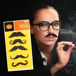 หนวดปลอม หนวดแฟนซี เคราปลอม หนวดโจรสลัด หนวด พรอพ แฟนซี Fake Mustache, Fancy Mustache, Fake Beard, Pirate Mustache, Fanc