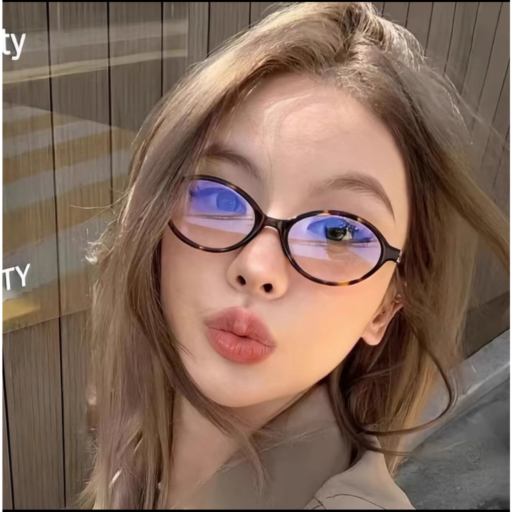 แว่นกรอบลายเต่ากระสไตล์วินเทจ เปลี่ยนสีตามแสง ป้องกันแสงสีน้ำเงิน+UV 2in1 สวมใส่สบายไม่กดจมูก ราคา ถูกที่สุด ดีลบีเคเค แกลเลอรีภาพที่ 7