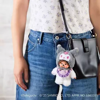 🌈🇯🇵 พร้อมส่งค่ะ! Monchhichi x Sanrio Kuromi My Melody พวงกุญแจ/ตุ๊กตาม่อนชิชิ ของใหม่ น่ารักน่าสะสม