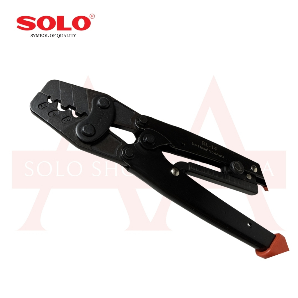 Solo No.SL คีมย้ำหัวสายไฟ คีมย้ำหางปลาโซโล 8"/14" sq.mm รูปที่ 3