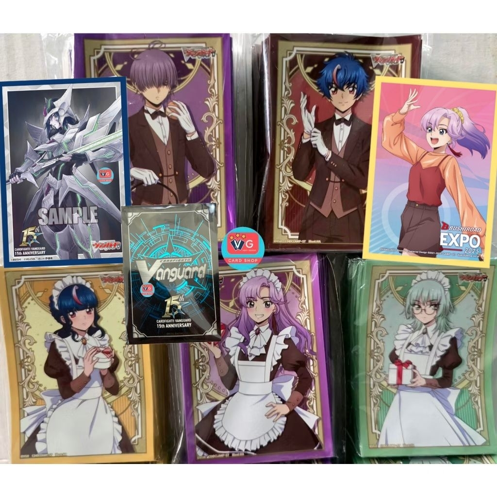 สลีฟแยกใบ แวนการ์ด 4ใบ Bushiroad Limited Sleeve Vanguard ซองใส่การ์ด Japan ญี่ปุ่น