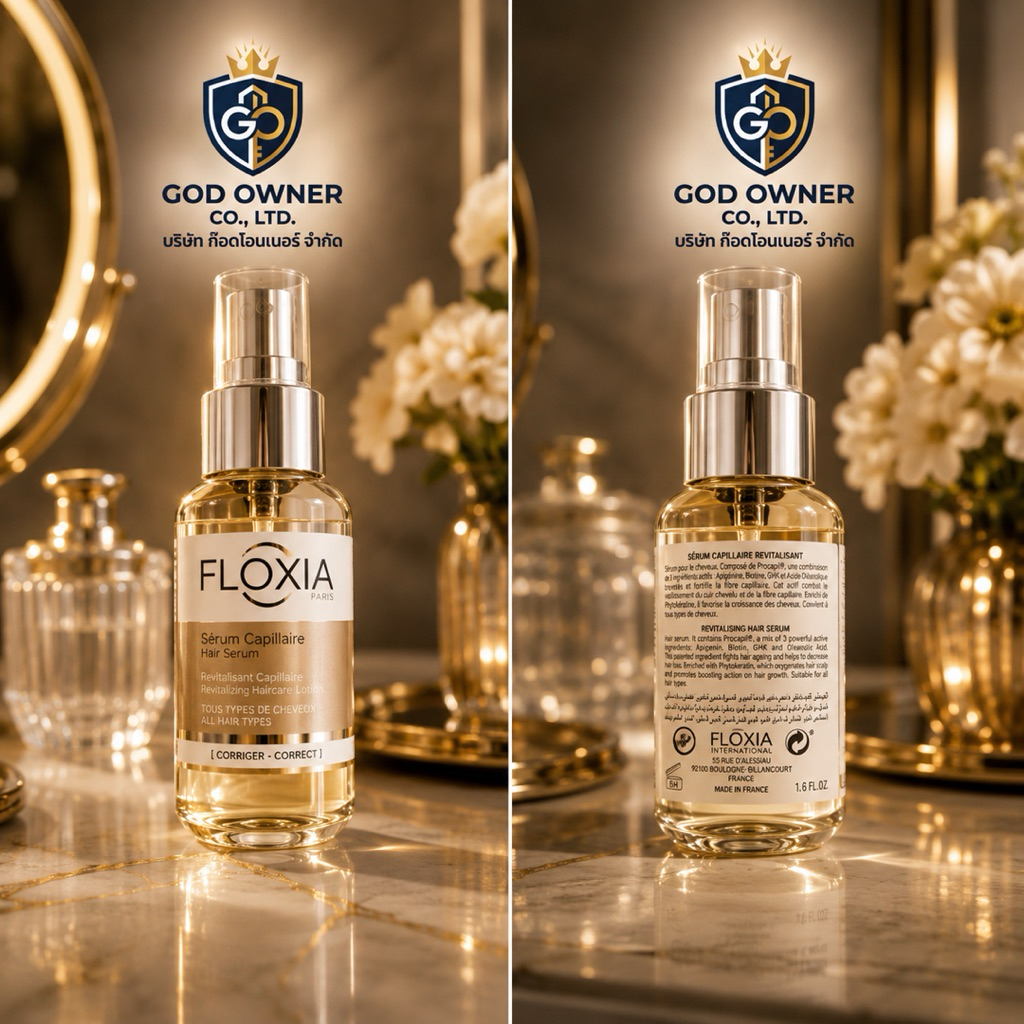 FLOXIA hair paris serumบำรุงผมหนังศรีษะแก้ผมร่วงฟื้นฟูรากผมเซลล์ผมงอกยาวเร็วขึ้นไม่ยับยั้งฮอร์โมนเพศชายexp2/29ส่งฟรีแถม