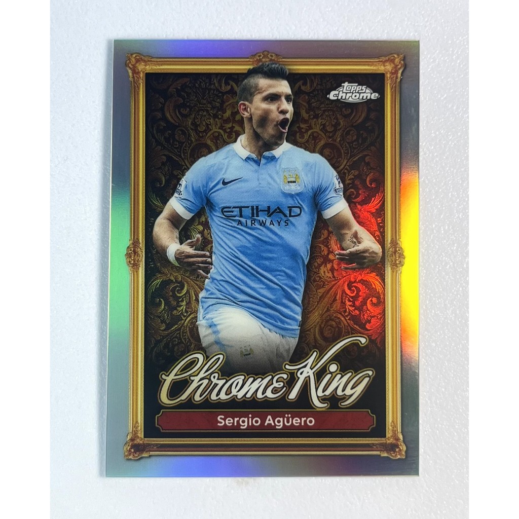 การ์ดฟุตบอล 2025-26 Topps Chrome Chrome King Sergio Aguero