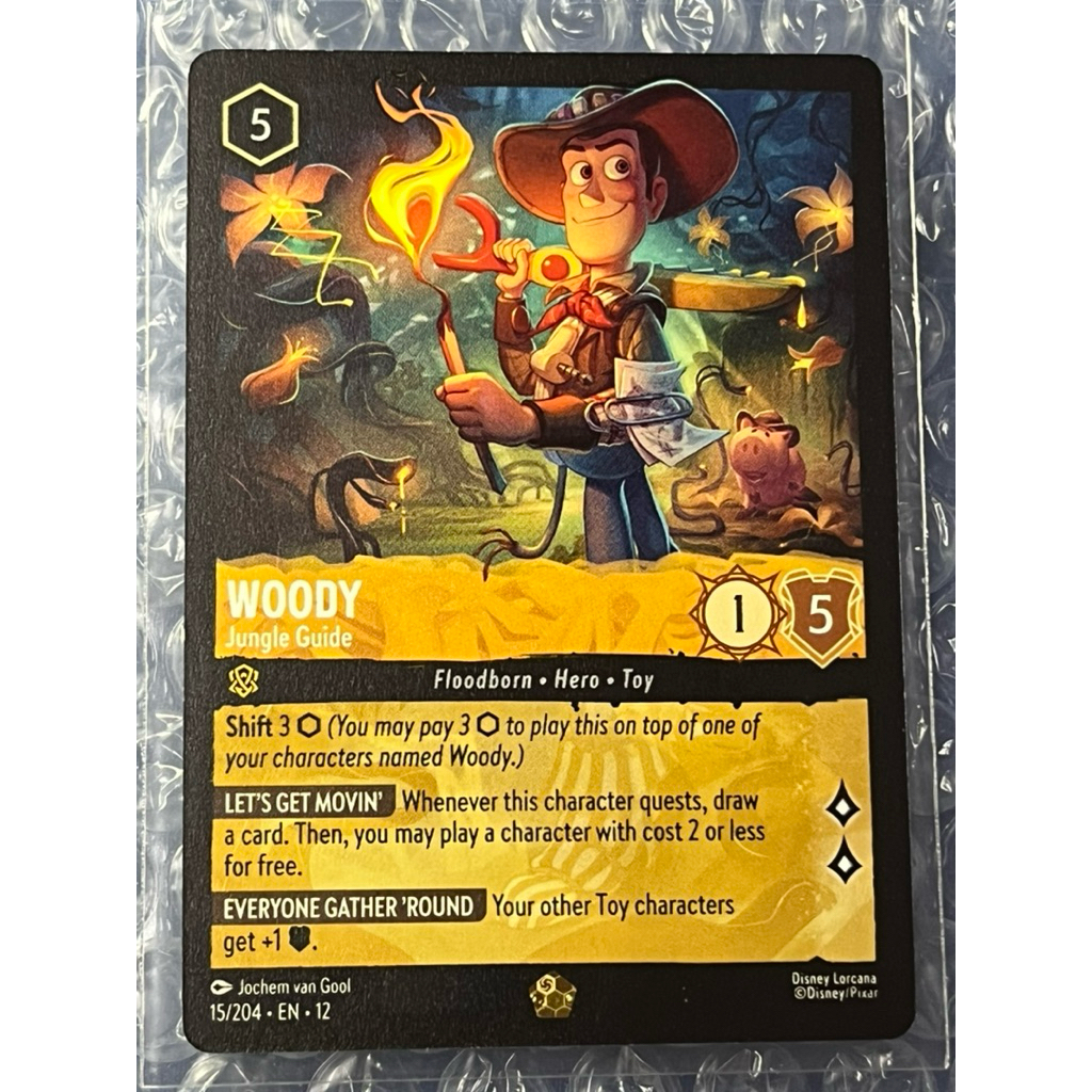 Disney Lorcana Woody new Legendary eng Box12-none foil