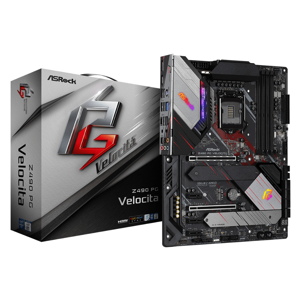 MAINBOARD (เมนบอร์ด) 1200 ASROCK Z490 PG VELOCITA ตัวท็อป พร้อมส่ง