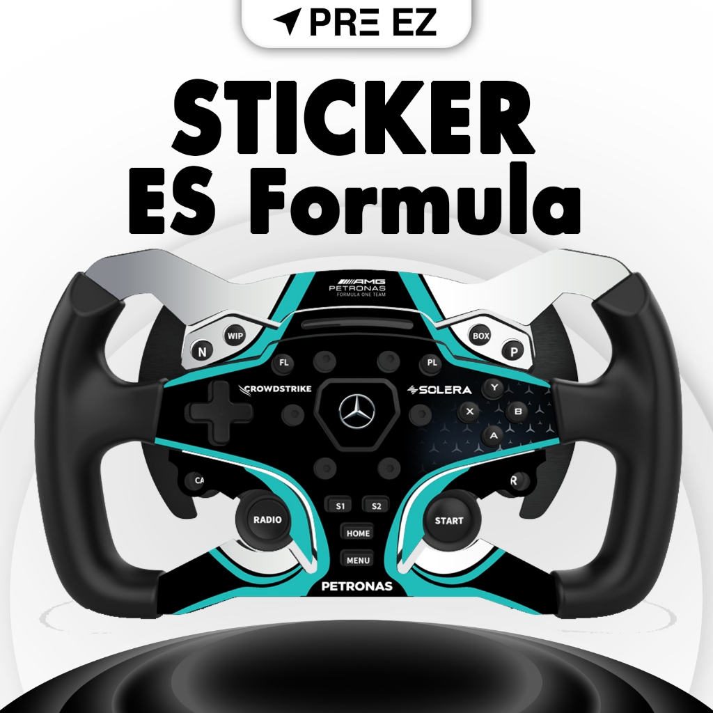 ส่งด่วน ! สติกเกอร์ติด Moza ES Formula Steering Wheel Sticker | PreEZ Design