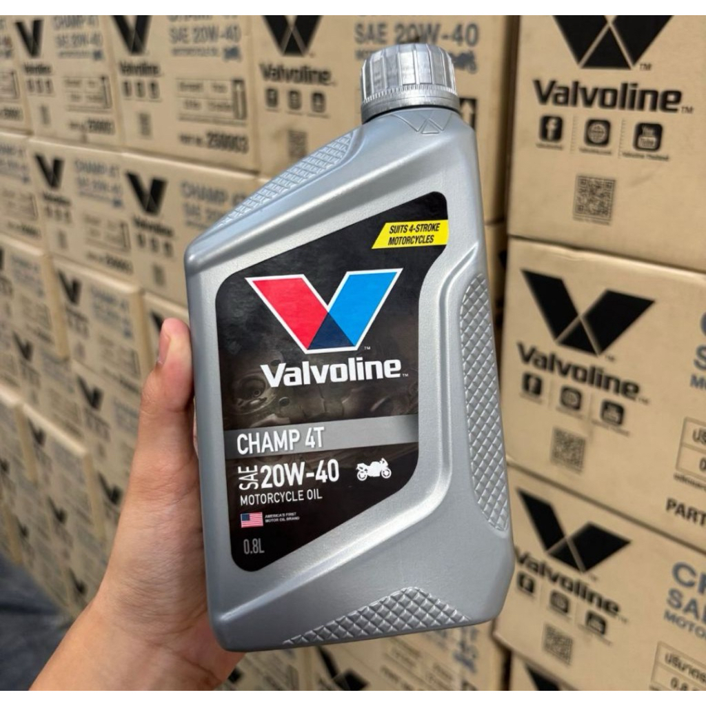 น้ำมันเครื่อง มอเตอร์ไซค์ วาโวลีน Valvoline Champ 4T 20W-40