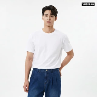 Yuedpao Ultrasoft Non-Iron (Unisex) - Round Neck สี White เสื้อยืดคอกลม สีขาว ผ้านุ่ม ใส่สบาย ไม่ต้องรีด