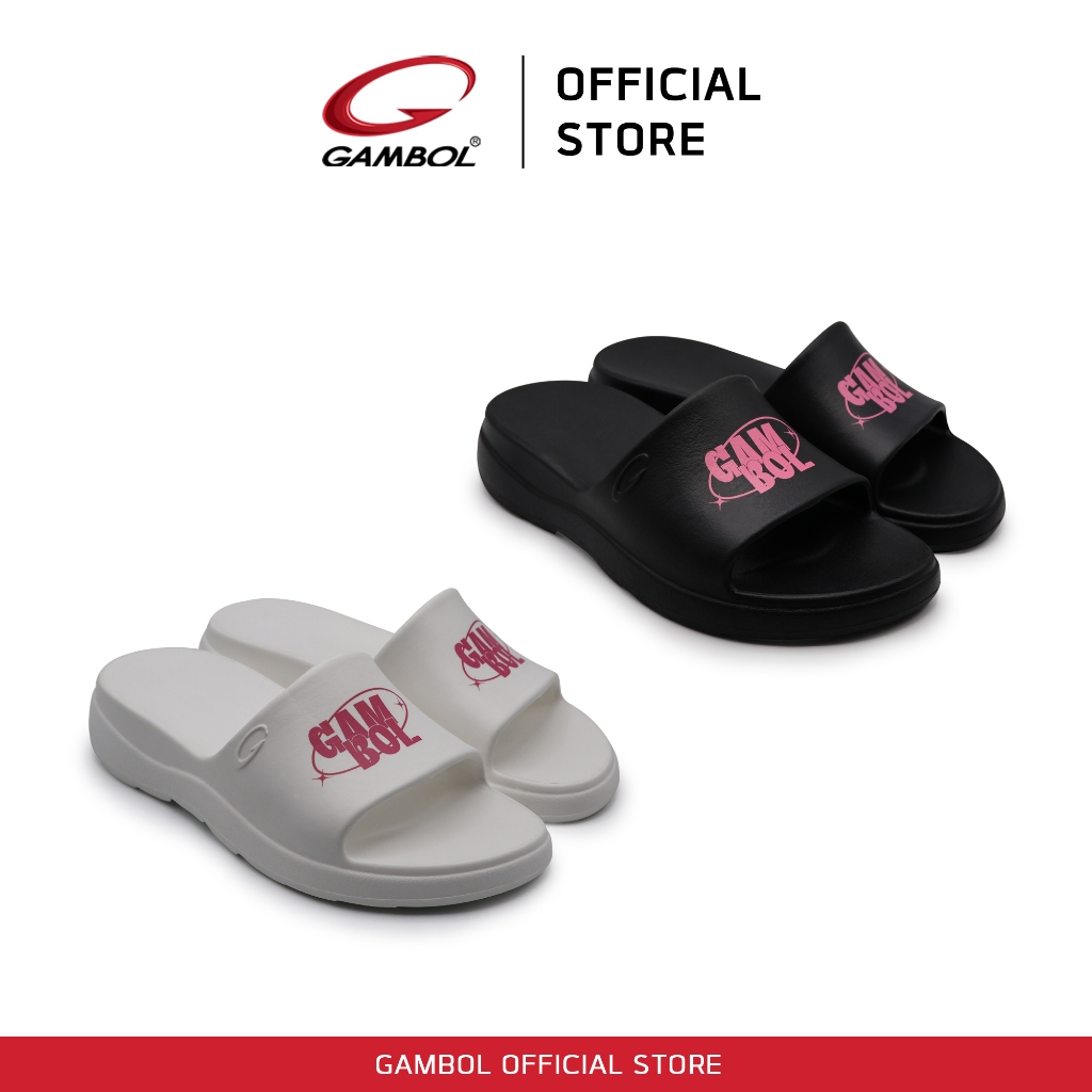 GAMBOL แกมโบล รองเท้าแตะสวมรัดส้นหญิง รุ่น GW45045 Size 36-39