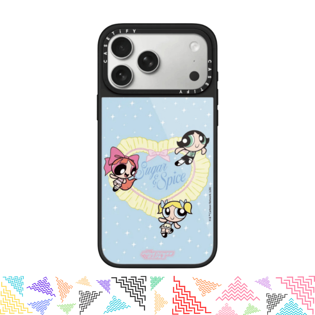 CASETiFY | The Powerpuff Girls Heart Case [Powerpuff Girls] For iPhone Samsung แท้