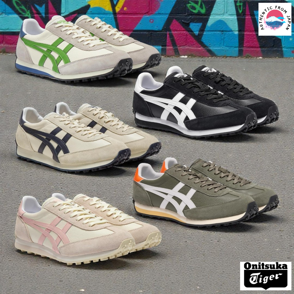 รองเท้าวิ่งเทรล Onitsuka Tiger EDR 78 แบบ Unisex สีเบจ-น้ำเงิน ไซส์ 36-47
