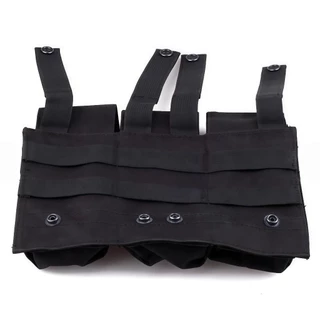 【COD จัดส่งจากกรุงเทพ พร้อมส่ง】ซองเก็บอุปกรณ์สามช่อง MOLLE 5.56/7.62 ใช้กับ M4/AK/AR หยิบเร็ว ทนทาน อุปกรณ์กลางแจ้ง