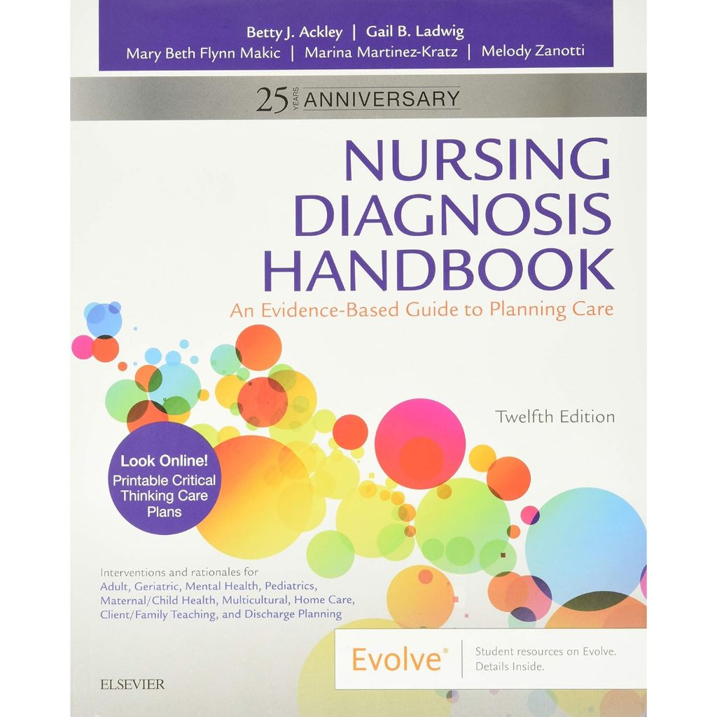 หนังสือ Nursing Diagnosis Handbook: An Evidence-Based Guide to Planning Care ed 12/2020