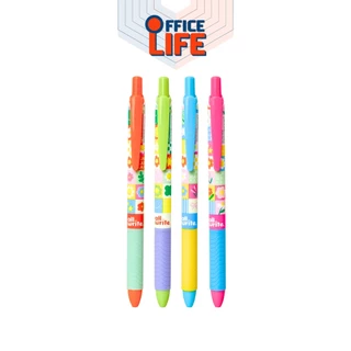 Allwrite (ออไรท์) Gel Pen ปากกาออไรท์ หมึกเจล ลายดอกไม้สุดคิวท์ รุ่น AW439 ( 1 ด้าม / คละสี )