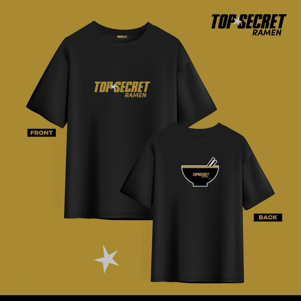 (พร้อมส่ง) ของแท้ 100% TOP SECRET THAILAND RAMEN T-SHIRT LIMITED EDITION