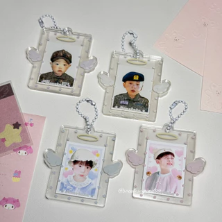 Mini Angel Photocard Frame เฟรมการ์ดปีกนางฟ้า สำหรับโฟโต้การ์ด 1 นิ้ว ห้อยกระเป๋าได้
