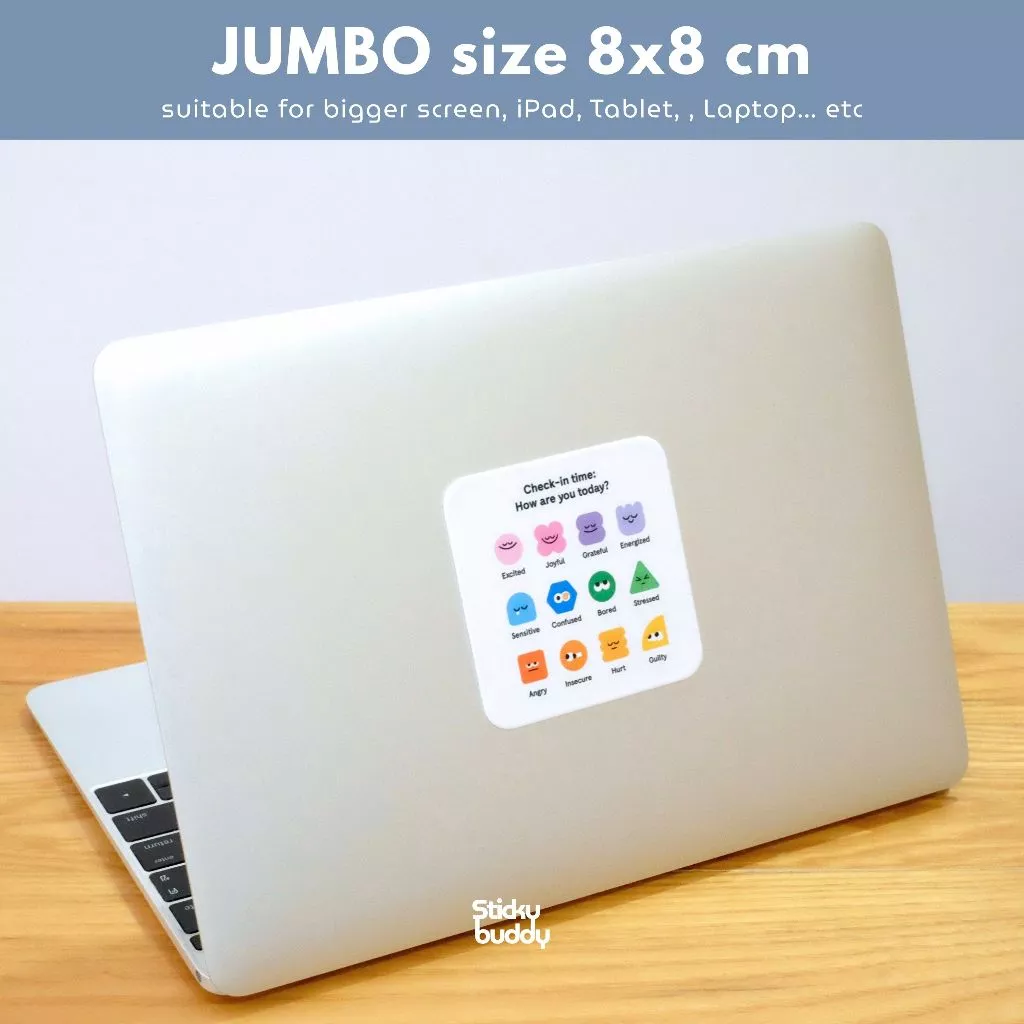 StickyBuddy ที่เช็ดหน้าจอแบบติดได้สำหรับมือถือ โน๊ตบุ๊ค Gadget และเลนส์