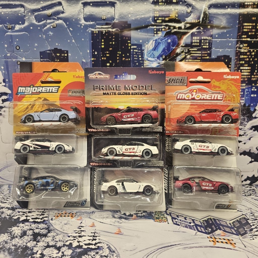 โมเดล รถของเล่น Majorette Nissan GTR R35 GT3 Nismo ในแพ็ค