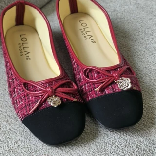 OHODOODEE รองเท้าคัทชูรุ่น Classy Tweed Charm M565