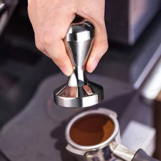 Stainless Steel Coffee Tamper แบน แทมเปอร์กดกาแฟ ที่กดกาแฟ ที่อัดกาแฟ กดกาแฟ อุปกรณ์สำหรับบาริสต้า