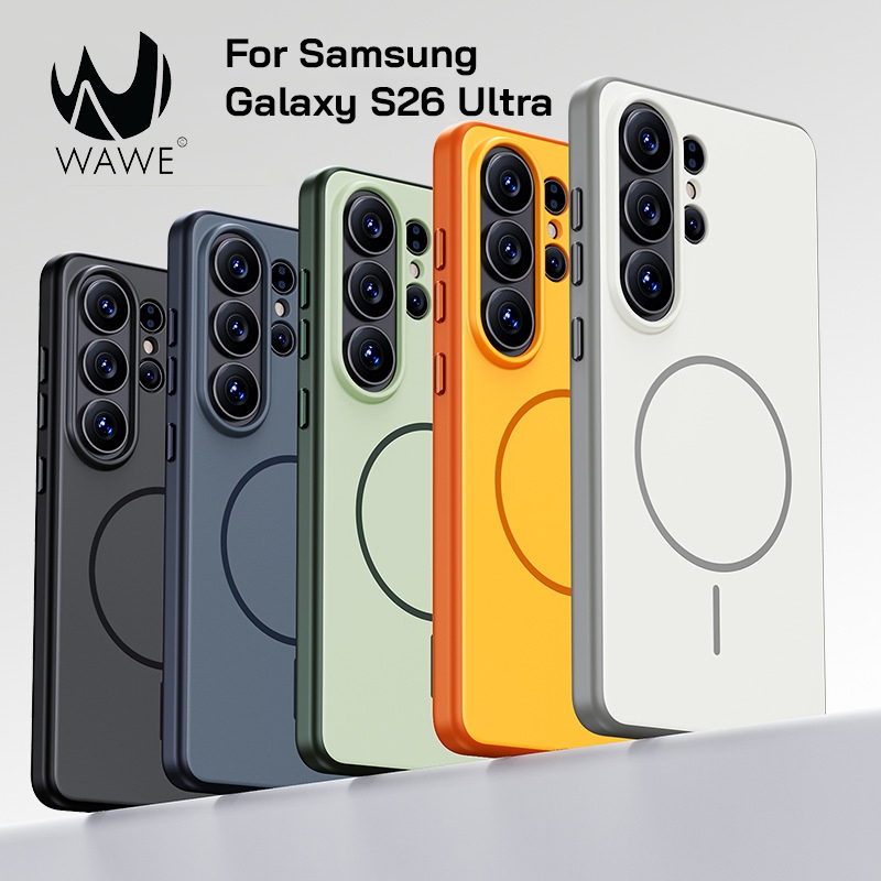 [ส่งจากกทม.] เคส Samsung Galaxy S26 Ultra สไตล์มินิมอล วัสดุ PC+TPU สุดพรีเมี่ยม จับถนัดมือ พร้อมรองรับวงแม่เหล็ก