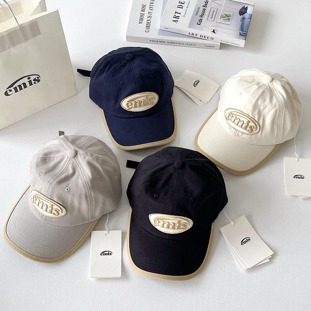 หมวกแก๊ป EMS099 Cap เนื้อผ้าลูกฟูก หรืออผ้าคอร์ดูรอย มี7สี งานปัก ใส่ได้ทุกเพศทุกวัย งานคุณภาพดี 100% Unisex Cap fashios