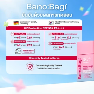 BANOBAGI Moist Turn Glow Hybrid Sunscreen SPF50+ PA++++ มอยส์ เทิร์น โกลว์ ไฮบริด ซันสกรีน