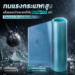 แผ่นหลังคาโปร่งแสง หลังคาใส วัสดุไฟเบอร์กลาส FRP มีขนาดยาว 1/2/5/6/7/8/10 ม. ส่งฟรีทั่วไทย