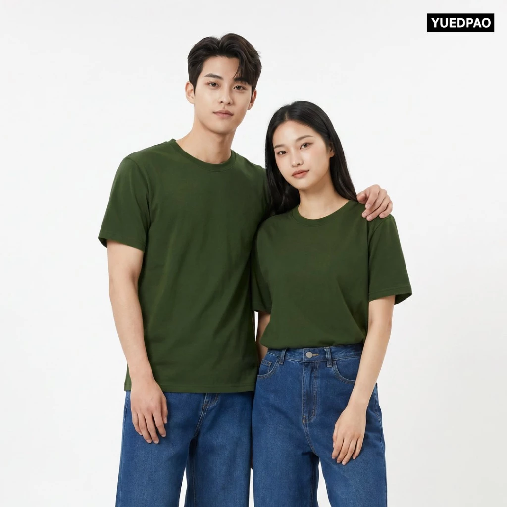 Yuedpao Ultrasoft Non-Iron (Unisex) - Round Neck เสื้อยืดคอกลม สีพื้น ผ้านุ่ม ใส่สบาย ไม่ต้องรีด ยืดเปล่า Set Deep Sea thumbnail 10