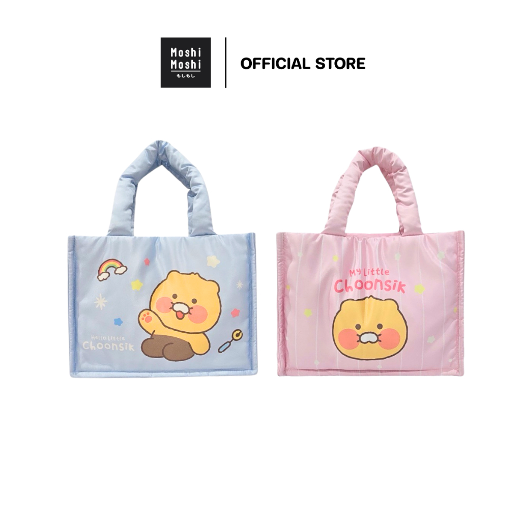 Moshi Moshi กระเป๋าถือ ลาย Choonsik ลิขสิทธิ์แท้จาก Kakao Friends รุ่น 6100007241-7242