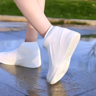 ถุงคลุมรองเท้าซิลิโคนกันน้ำ แบบพื้นกันลื่น ใส่ลุยฝน-กันฝุ่น สำหรับกิจกรรมกลางแจ้ง เดินป่า ลุยโคลน ได้ทุกกิจกรรม