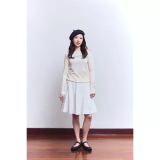 MATCHBOX เสื้อแขนยาวปาดไหล่ Off-Shoulder Long Sleeve Top