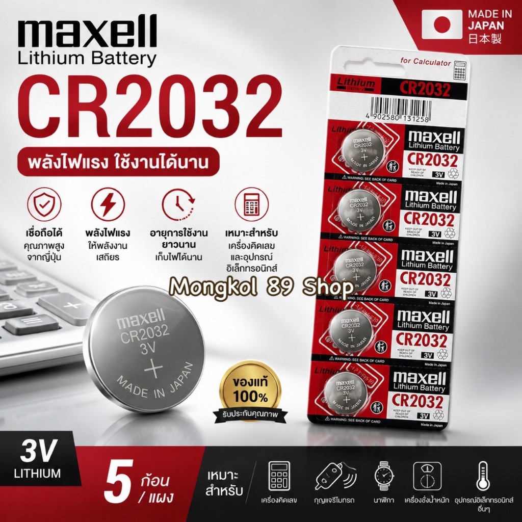 ถ่าน cr2032 ถ่าน maxell cr2032 ถ่านกระดุม cr2032 ของแท้ ถ่านกระดุม cr2032 cr2032 แท้ cr2032 maxell c