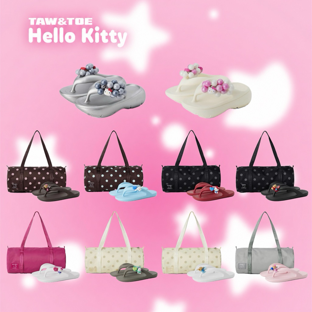 🛒พรีออเดอร์ Sanrio Hello Kitty Taw&Toe Zerovity Flat