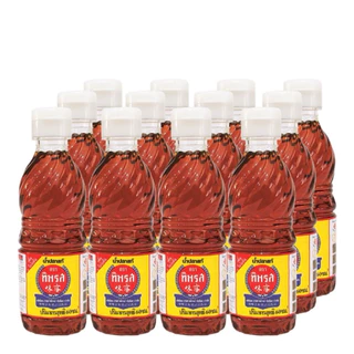 น้ำปลาแท้ ปริมาณสุทธิ 60 มล. x 12 ขวด (มีให้เลือก 2 ยี่ห้อ)