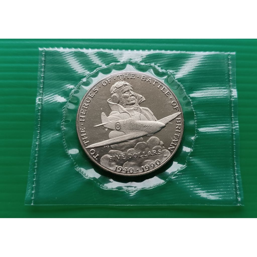 Marshall Islands 5 Dollars To the Heroes of the Battle of Britain 1990