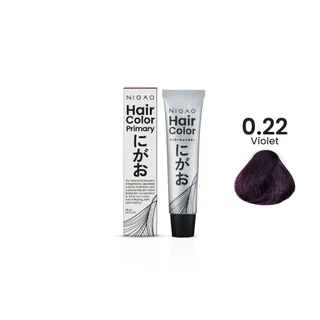 [ไม่แถม Developer] NIGAO Hair Color 0.22 Ash 30 mL l นิกาโอะ แม่สีม่วง สีย้อมผม