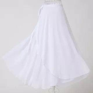 Ballerina Chiffon Wrap Skirt Long Lyrical Dance Skirt for Stage, Practice & Performances