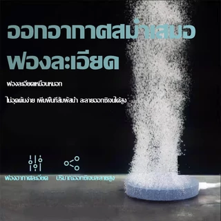 แผ่นอากาศตู้ปลา หัวทรายเพิ่มออกซิเจน หินอากาศ ฟองละเอียด แผ่นฟองอากาศ นาโน ใช้กับปั๊มลม
