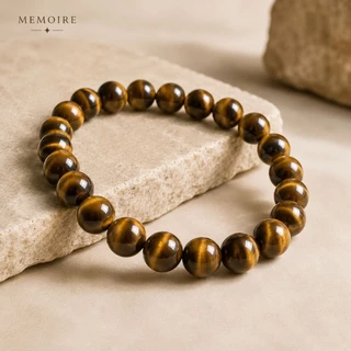 กำไลข้อมือ Tiger Eye พลอยตาเสือแท้ เสริมดวงการเงิน โอกาสดีเข้าหา | MEMOIRE
